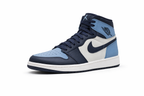 High-Top Retro Sneakers – Dark Obsidian